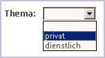 Termin Thema