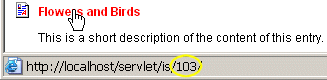 entry number in URL
